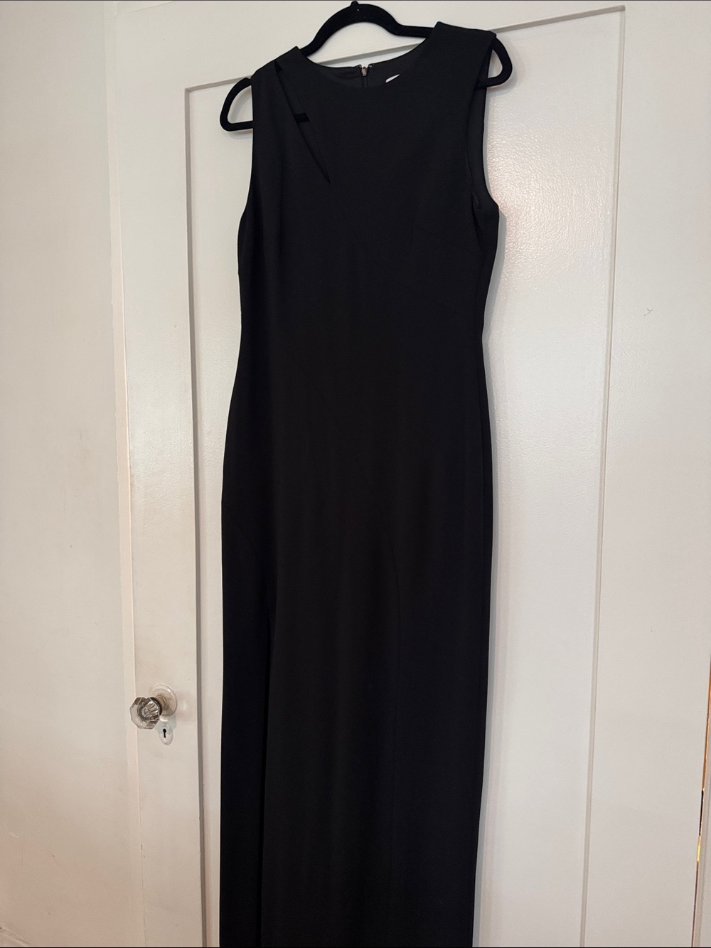 Calvin Klein Black Sleeveless Maxi Dress